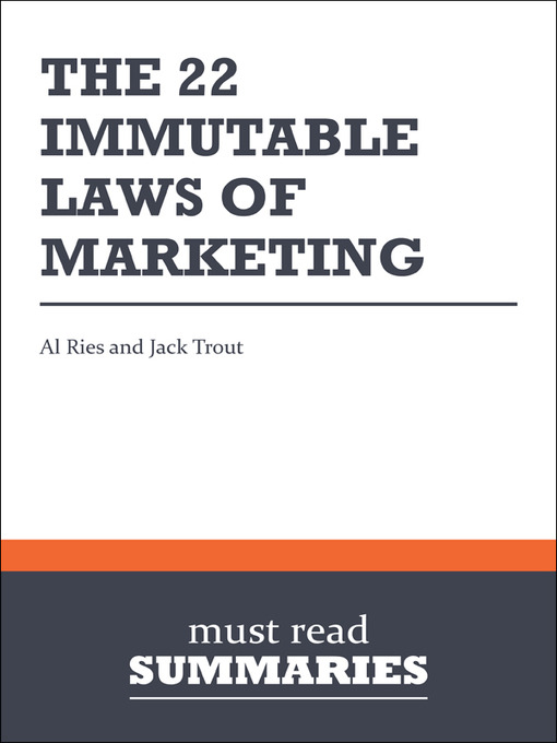 Title details for The 22 Immutable Laws of Marketing - Al Ries and Jack Trout by Must Read Summaries - Available